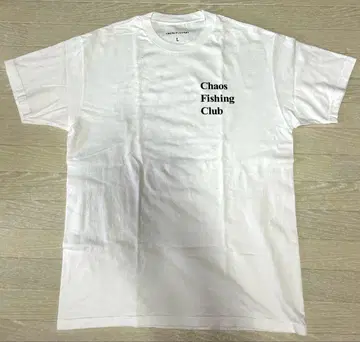 Chaos Fishing Club 티셔츠 화이트 L 사이즈