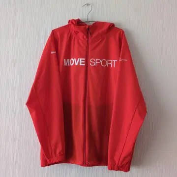 데상트 MOVE SPORT 후드 자켓 L 오렌지