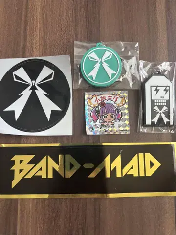 BAND-MAID 스티커 키링 세트  새상품