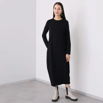 샤비젠틸 긴팔 블랙 롱 원피스 L 사이즈