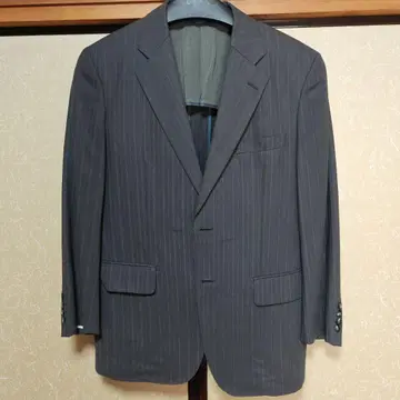 야마가타야 그레이 스트라이프 비즈니스 정장