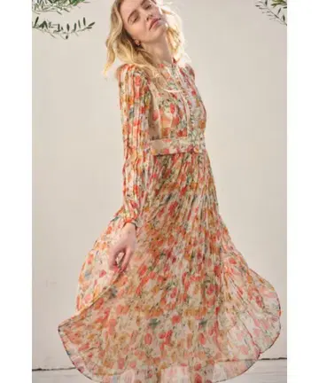Estella.K Jane Belted ORG FLOWER 원피스