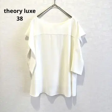띠어리 럭스 Teory luxe 화이트 반팔 셔츠 상의 흰색 38