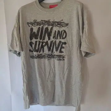 삼국지 빨간 토끼 WIN AND SURVIVE 티셔츠 XL