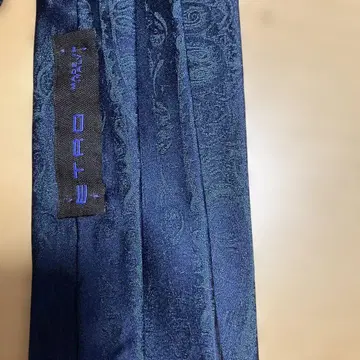 ETRO 네이비 실크 넥타이