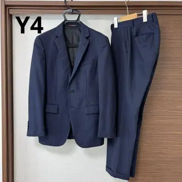 네이비 스트라이프 비즈니스 정장