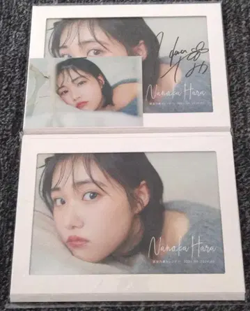 하라 나노카 달력 2025.04-2026.03 친필 사인 포함