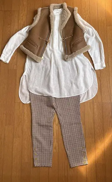 거즈 헨리넥 셔츠