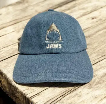 USJ 유니버셜 한정판 JAWS 조스 데님 캡 모자 남녀 공용