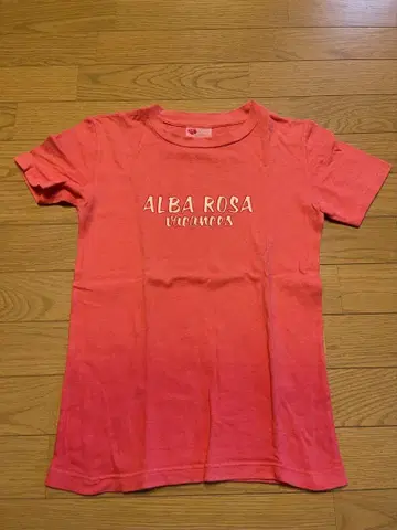 ALBA ROSA 코랄 핑크 티셔츠 반팔