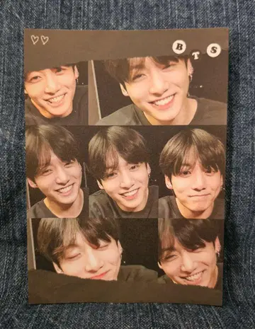 재고 2개. BTS 정국 메모장 20매 한국제 제작자