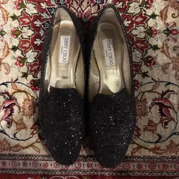JIMMY CHOO 블랙 슬립온