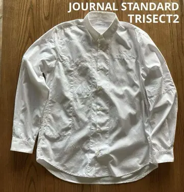 JOURNAL STANDARD TRISECT2 남성용 긴팔 셔츠 면 M