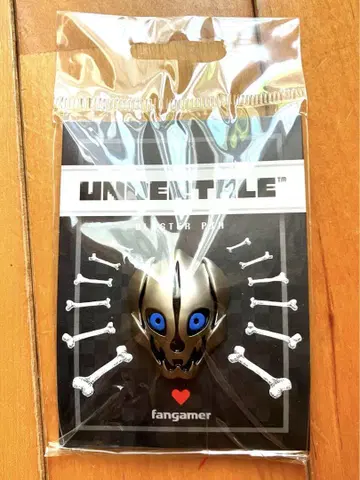 Undertale 가스 블래스터 핀 배지