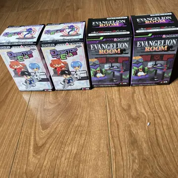 EVANGELION ROOM 피규어 4개 세트
