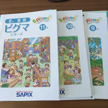 SAPIX 2학년 Pigma 시리즈 9월~11월