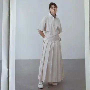 toujours 플리츠 랩 스커트 2호
