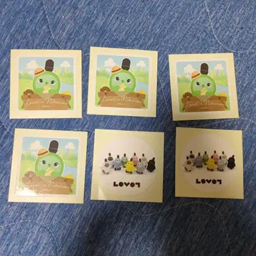 LOVOT 라보 스티커 씰 후타코타마가와 후타코타마 한정판 외 총 6장