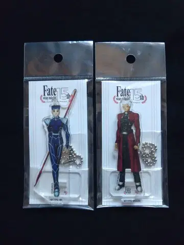 Fate 15주년 TYPE-MOON 전 아크릴 마스코트 아처 랜서