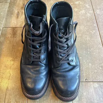 Chippewa 블랙 워크 부츠 USA제 28cm