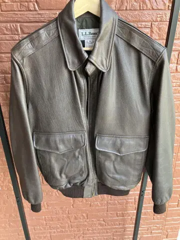 즉시 결제 새상품급 80년대 LL Bean A-2 가죽 자켓