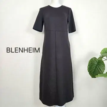 BLENHEIM 브렌하임 원피스 롱 XS 반팔 브라운 맥시