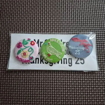 Mr.Children THANKS GIVING25 핑 배지 3개 세트