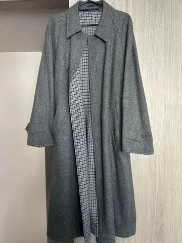 리버서블 울 스텐카라 코트 구제 의류