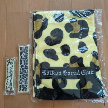 RocKOn Social Club 레오파드 무늬 머플러 타월