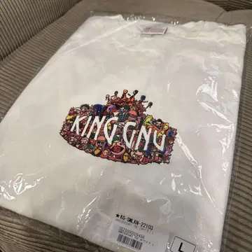 KING GNU 티셔츠 화이트 (L)
