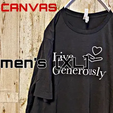CA-3 [CANVAS] 프린트 티셔츠 men's [XL]