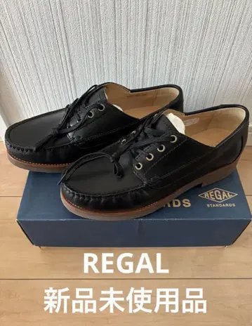 REGAL 스탠다드 블랙 가죽 신발