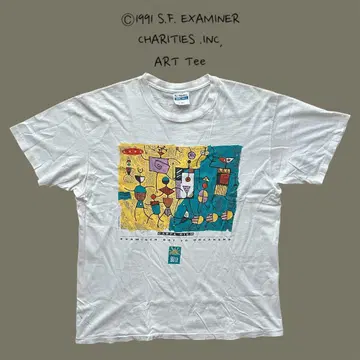 90s ART 반팔 티셔츠 Tee