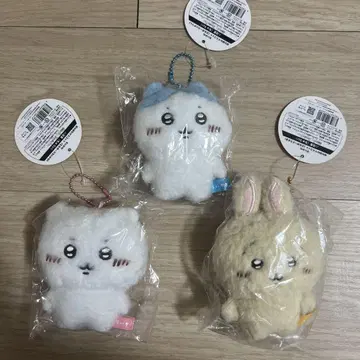 치이카와 호와호와 마스코트 스탠딩 포즈 치이카와 하치와레 토끼 3개 세트