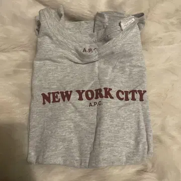 아페쎄 그레이 티셔츠 NEW YORK CITY