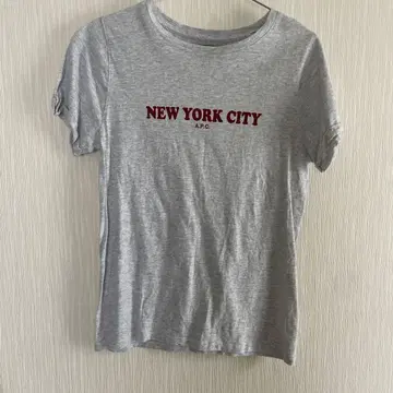 아페쎄 그레이 티셔츠 NEW YORK CITY