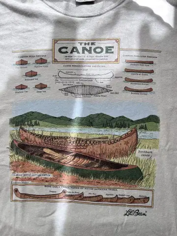 90s HARBORSIDE GRAPHICS L.L.Bean 티셔츠