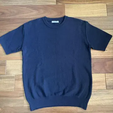 UNITED ARROWS 남성용 네이비 썸머 니트