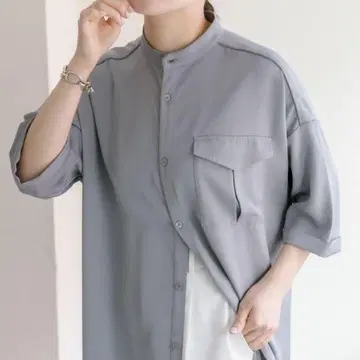 이아파피요네 SUM1 STYLE 그레이 비대칭 원피스