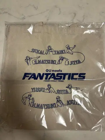 지유 당첨 상품 meets FANTASTICS 토트백