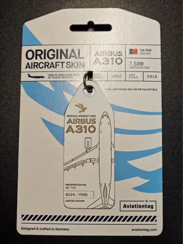 SATA 항공 Aviationtag A310-300 CS-TGV