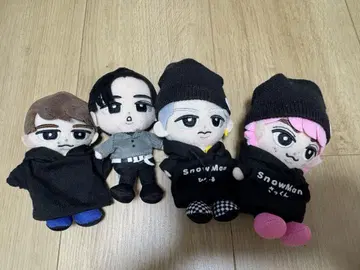 SnowMan 봉제 인형 4종 세트