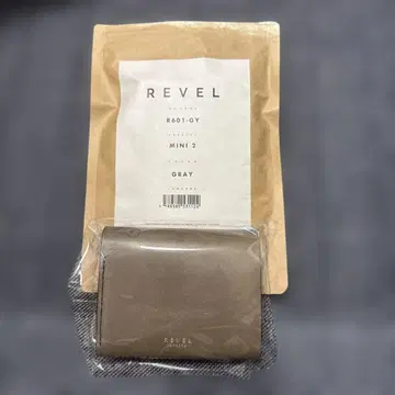 REVEL R601-GY MINI 2 그레이 2단 폴더형 지갑