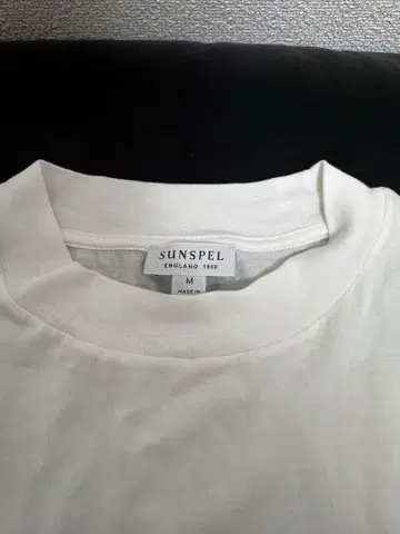 SUNSPEL 화이트 티셔츠 L