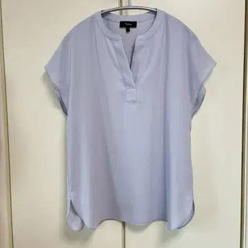 띠어리 블라우스 블루