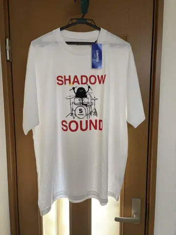 SHADOW SOUND Outlet 한정판 티셔츠 L 화이트 미사용