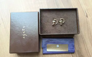 agate 골드 다이아몬드 귀찌