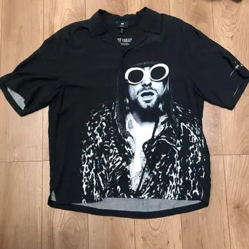 h&m 커트 코베인 알로하 셔츠 NIRVANA S