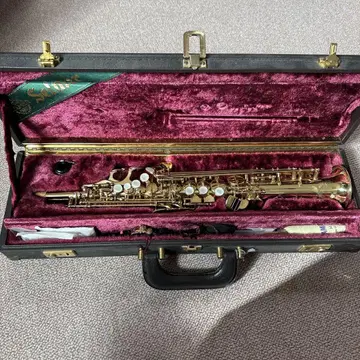 Selmer Serie II 소프라니노 정품 케이스, 정품 마우스 포함