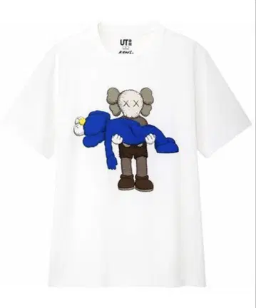 KAWS 화이트 티셔츠 L